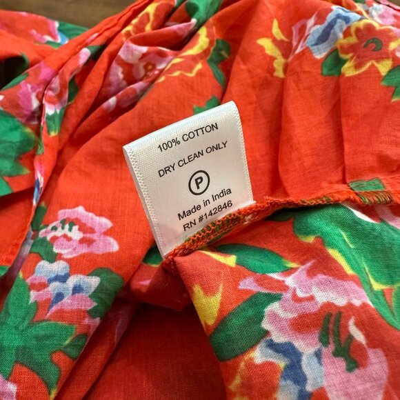 Rhode Pia Tapestry Print Puff Sleeve Mini dress - Picture 7 of 8